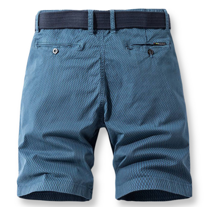 Men's Shorts with Adjustable Waist - ComfyFlex-Dark blue-S-Nora Luxe