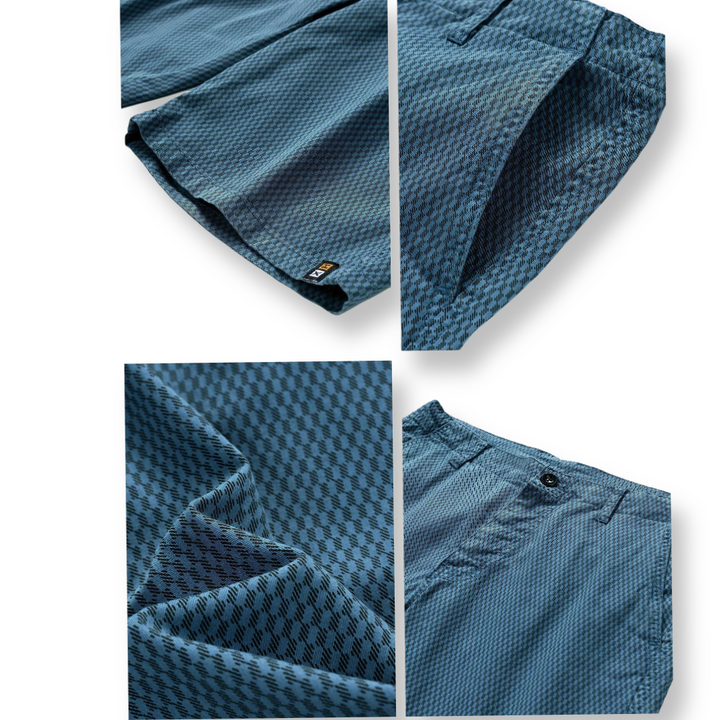 Men's Shorts with Adjustable Waist - ComfyFlex-Dark blue-S-Nora Luxe