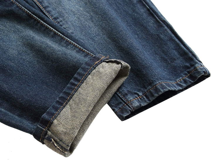 Men's Slim-Fit Ripped Jeans - Mick-Yellow-28-Nora Luxe