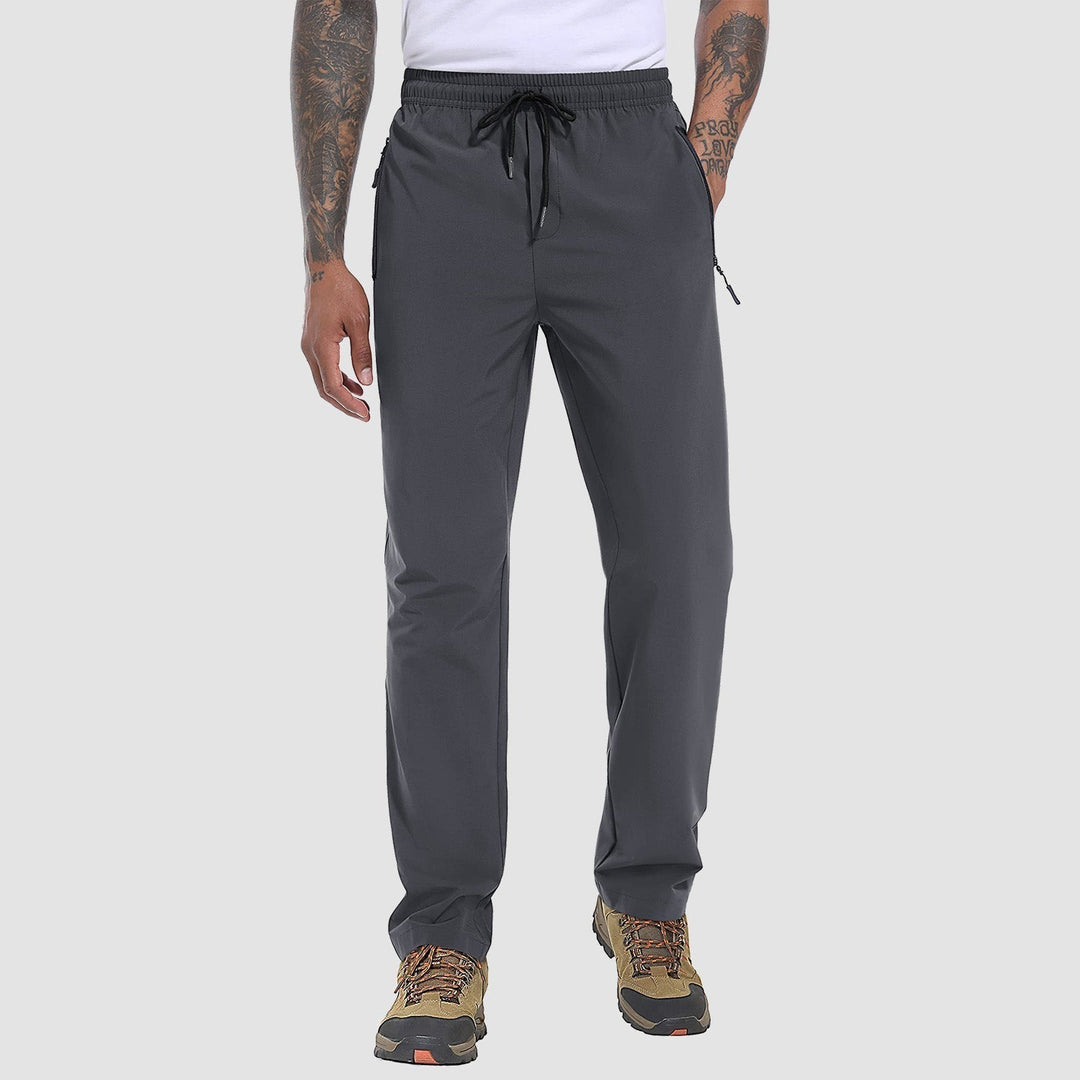 Men's Stretch & Quick-Dry Hiking Trousers - Logan-Dark Gray-S-Nora Luxe