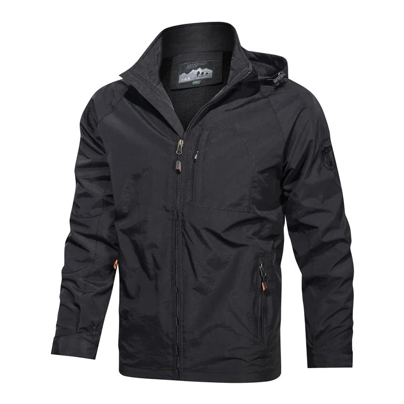 Men's Summer Jacket - Liam-Black-M-Nora Luxe