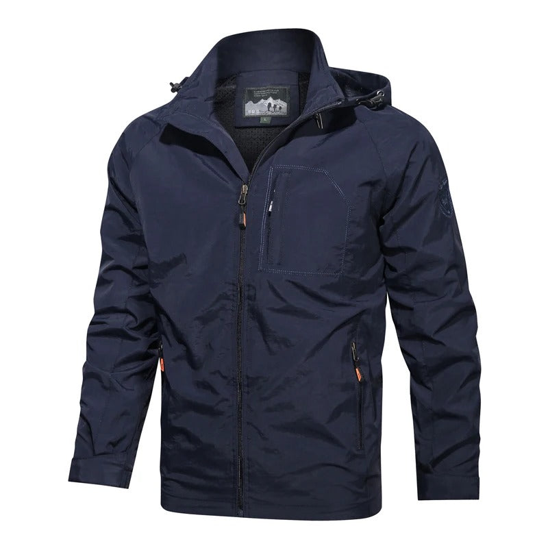 Men's Summer Jacket - Liam-Blue-M-Nora Luxe