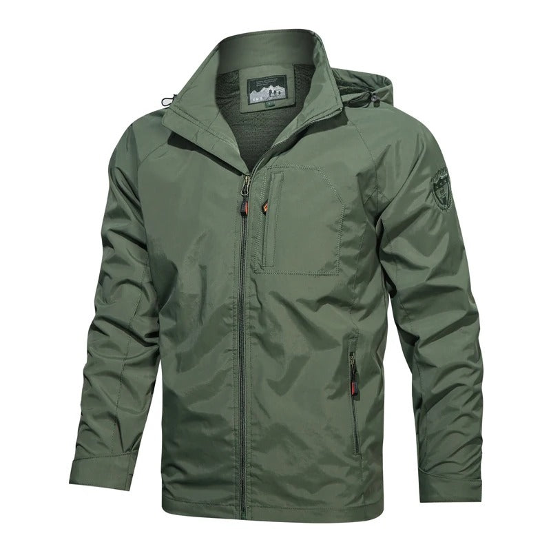 Men's Summer Jacket - Liam-Green-M-Nora Luxe