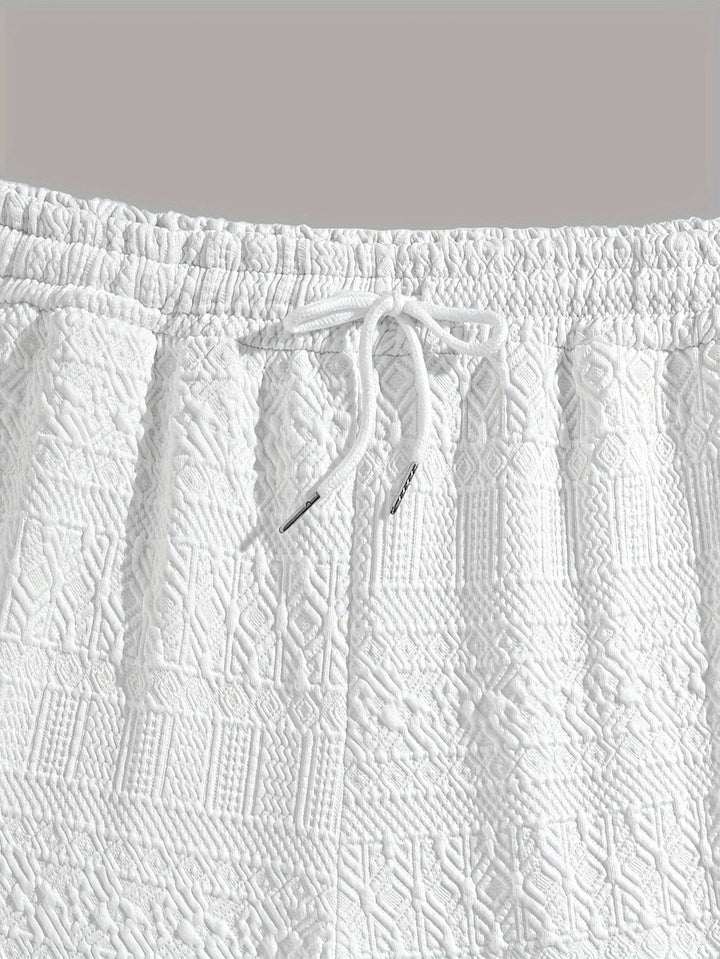 Men's Summer Shorts Basic Look with Drawstring Comfort - Finn (Buy 1 Get 1 FREE)-Black-S-Nora Luxe