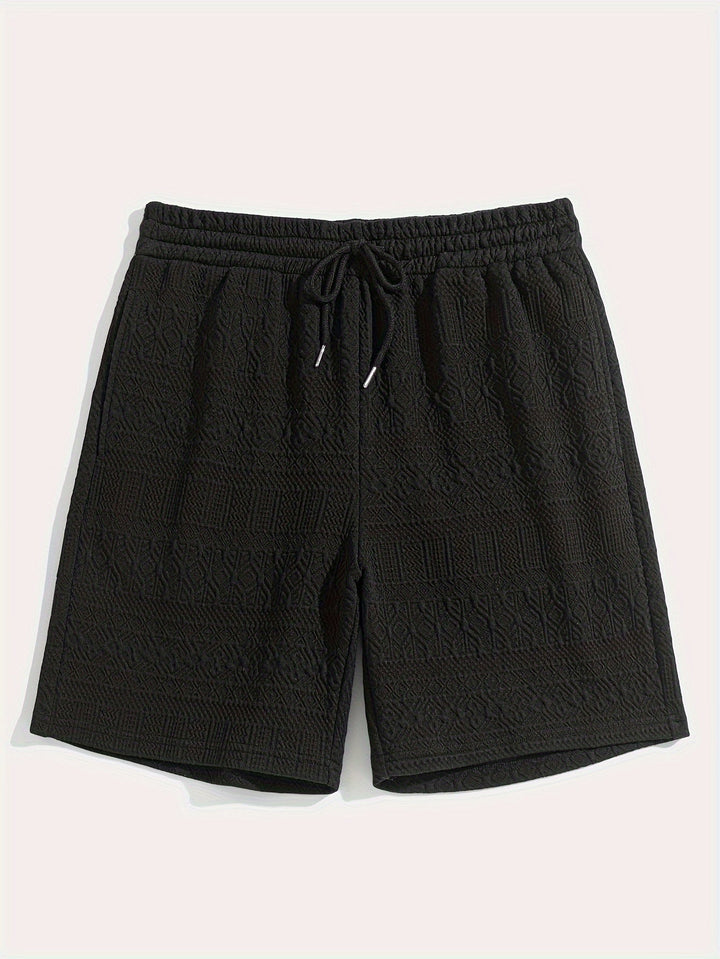 Men's Summer Shorts Basic Look with Drawstring Comfort - Finn (Buy 1 Get 1 FREE)-Black-S-Nora Luxe