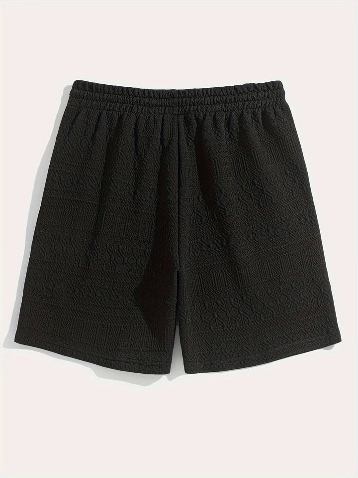 Men's Summer Shorts Basic Look with Drawstring Comfort - Finn (Buy 1 Get 1 FREE)-Black-S-Nora Luxe