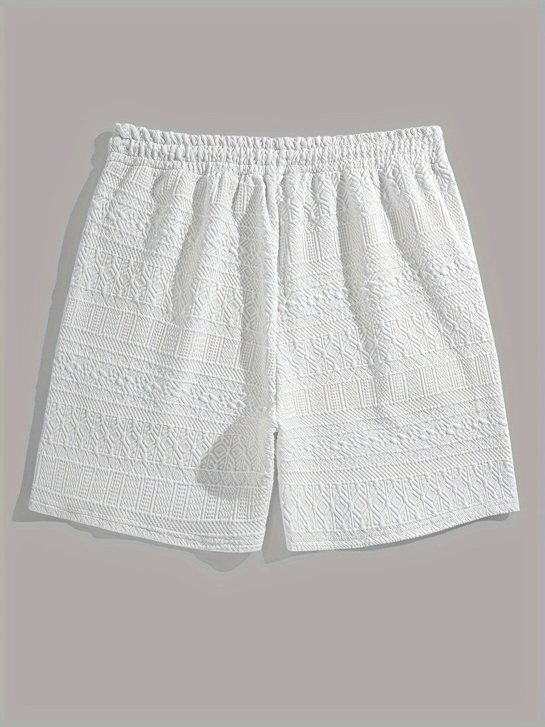 Men's Summer Shorts Basic Look with Drawstring Comfort - Finn (Buy 1 Get 1 FREE)-White-S-Nora Luxe