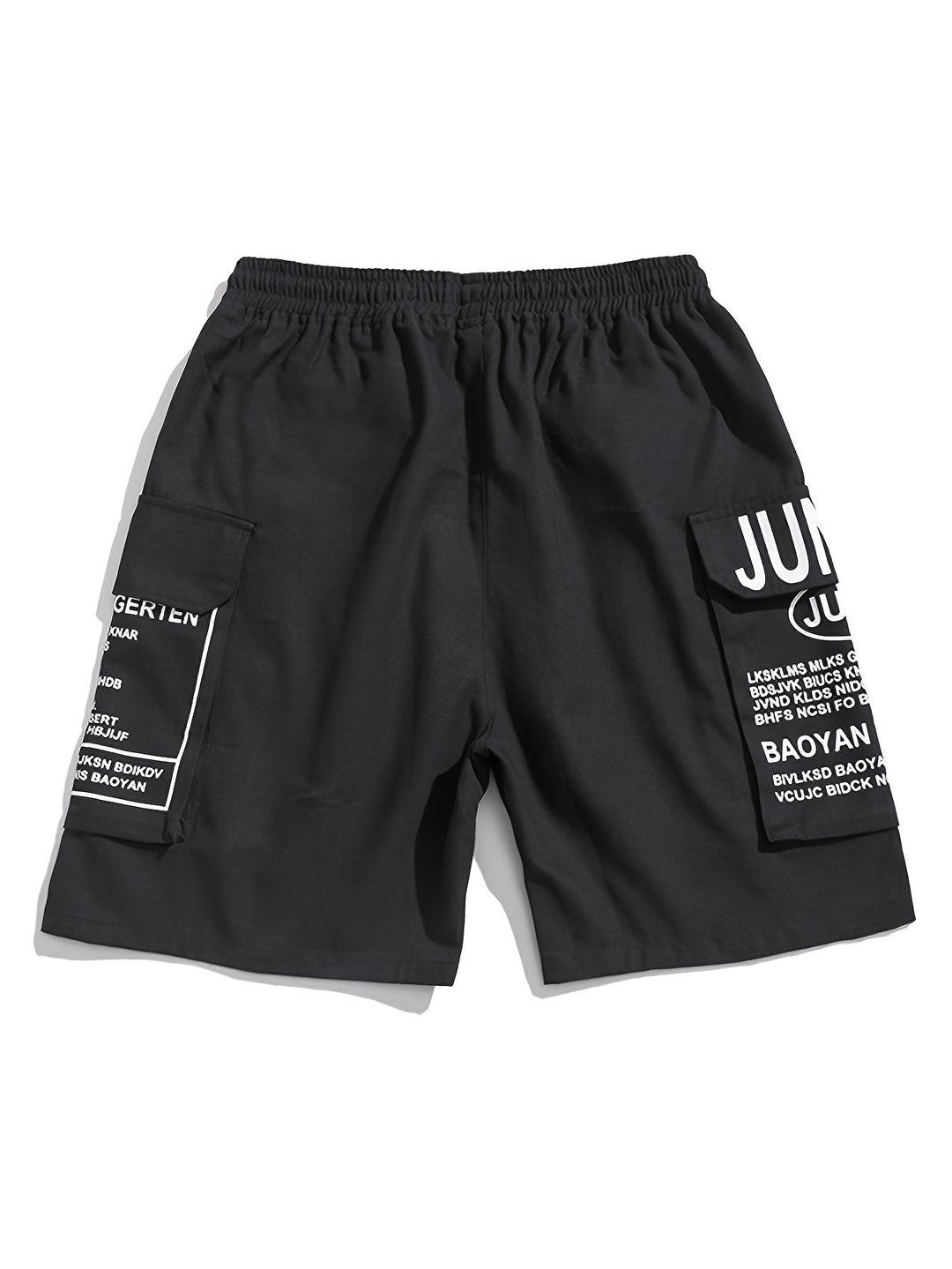 Men's Summer Shorts with Letter Print Street Style Look - Milan-S-Nora Luxe