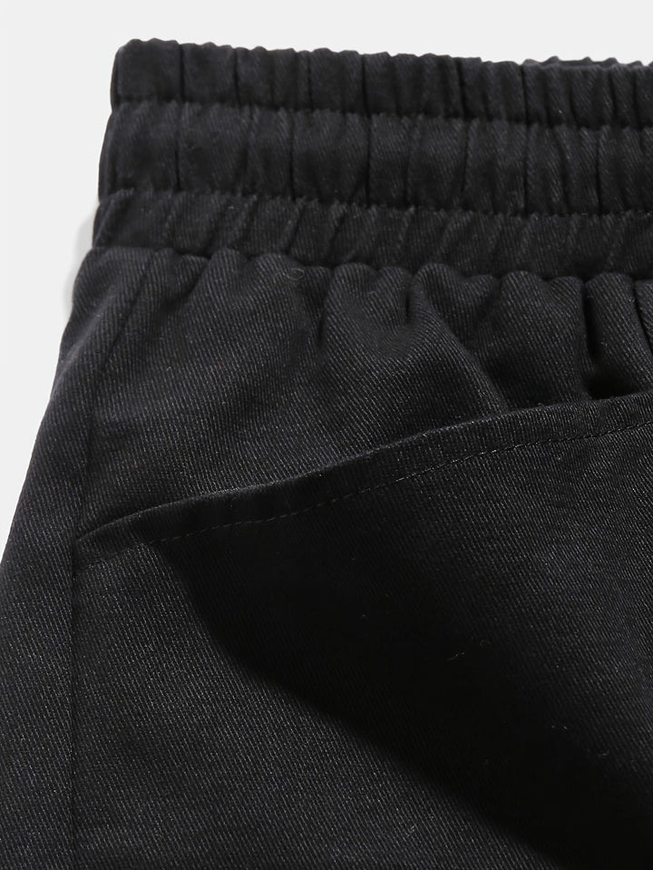 Men's Summer Shorts with Letter Print Street Style Look - Milan-S-Nora Luxe