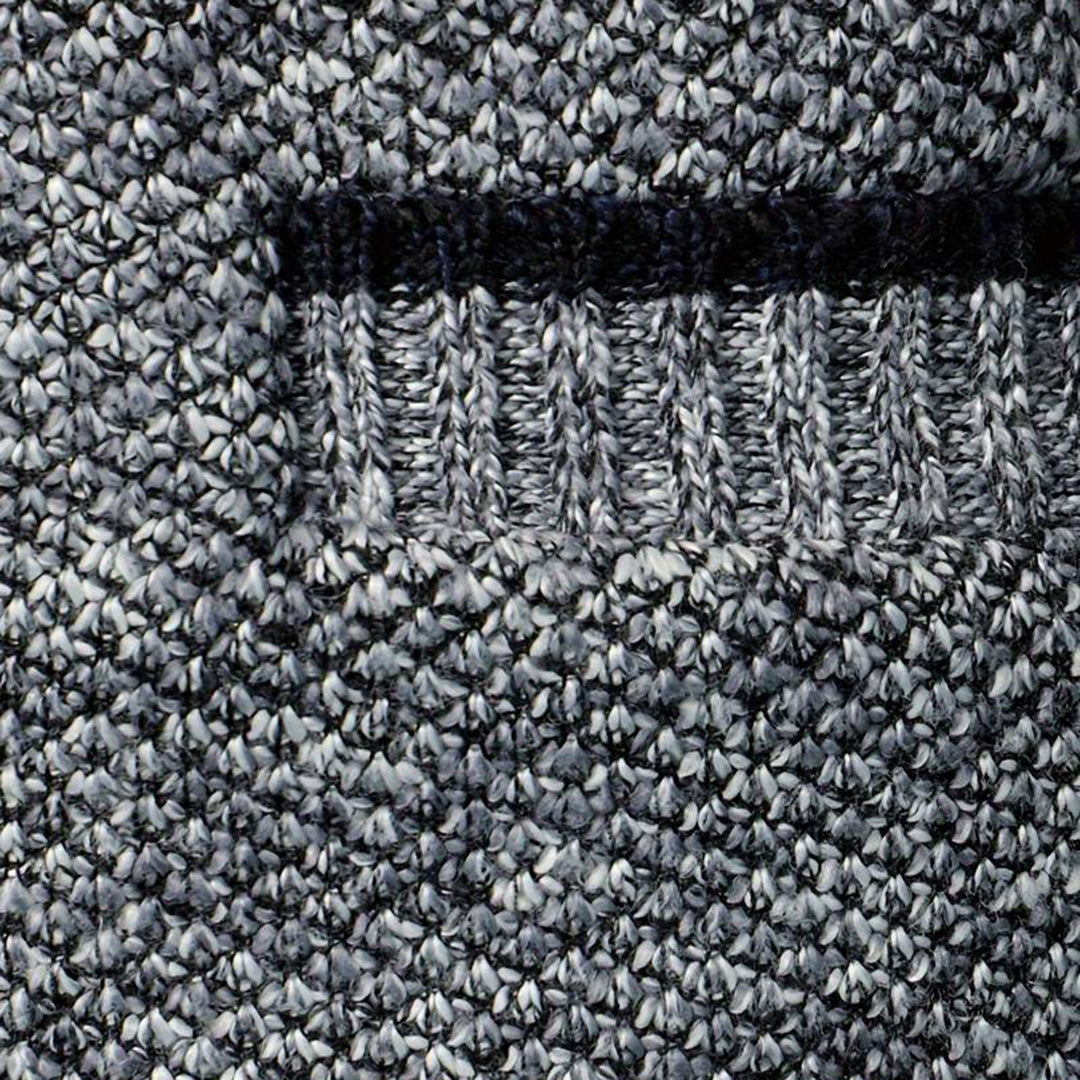 Men's sweater with V-neck - Aspen-Light Gray-S-Nora Luxe