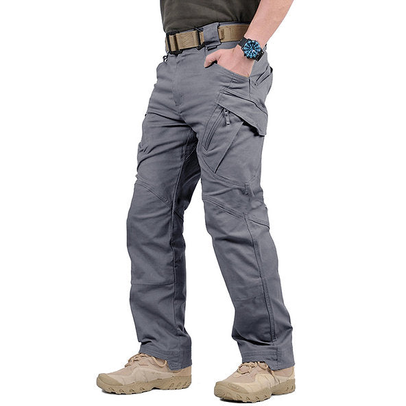 Men's Tactical Cargo Trousers - Vortex-Gray-S-Nora Luxe