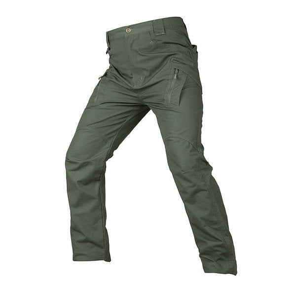Men's Tactical Cargo Trousers - Vortex-Green-S-Nora Luxe