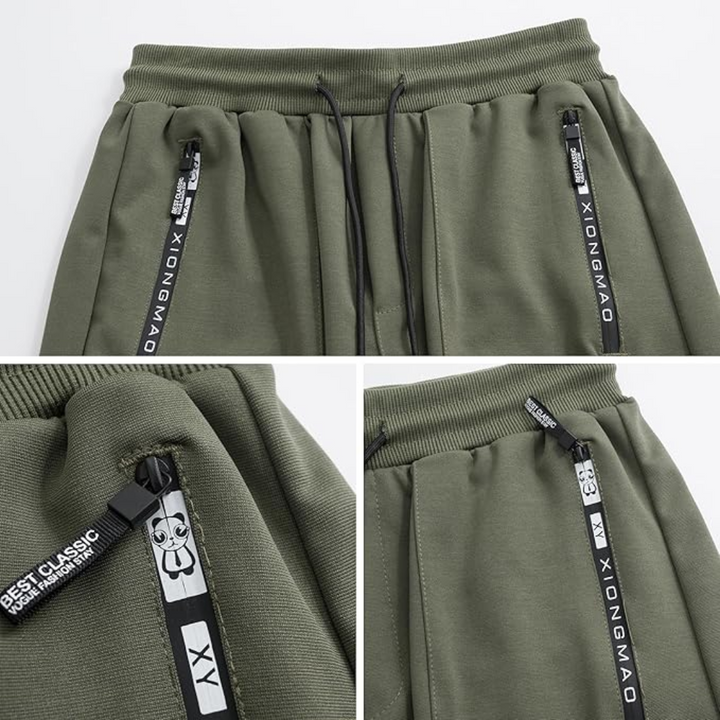Men's Techwear Tactical Jogging Trousers - Robert-Black-XS-Nora Luxe