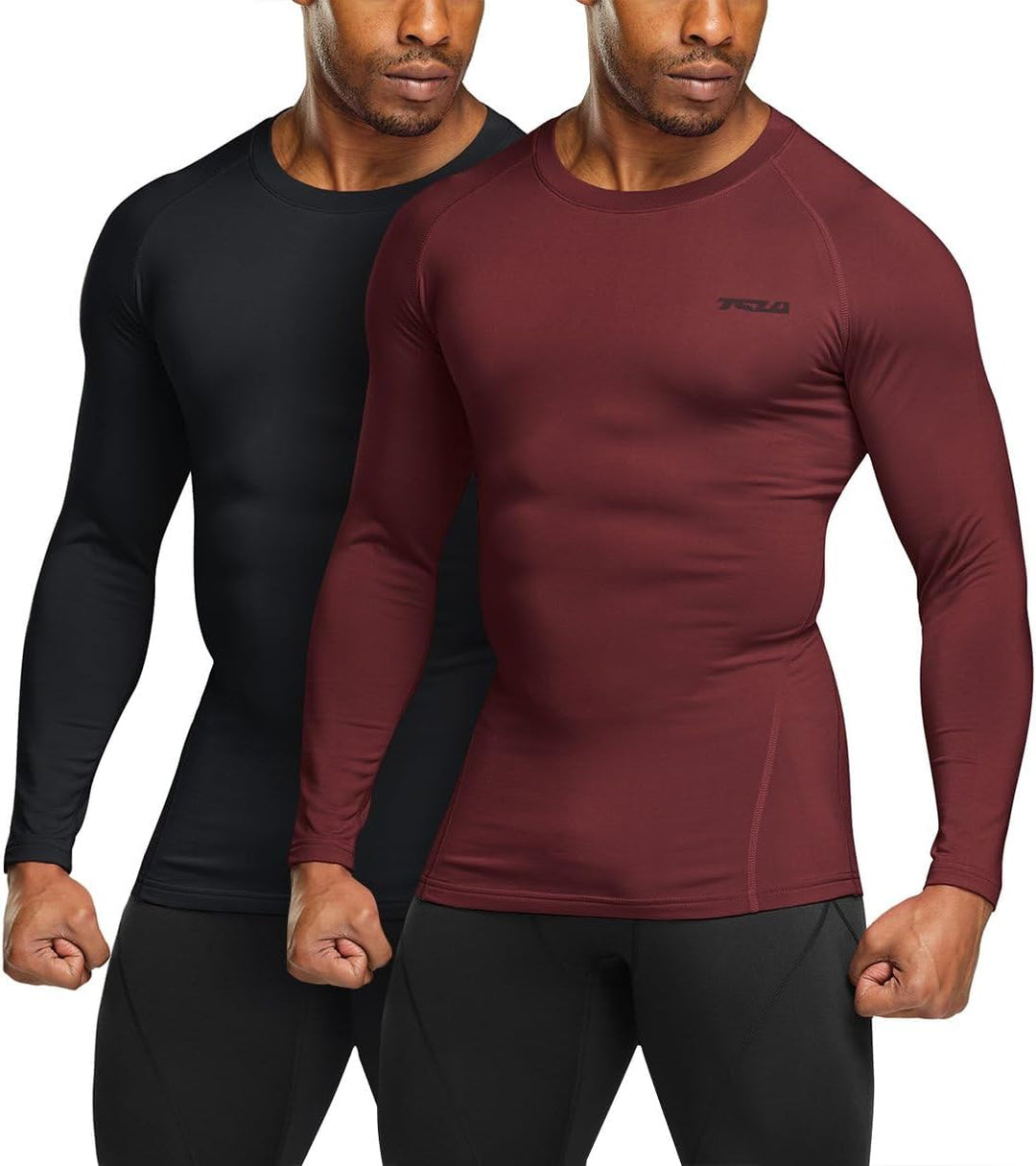 Men's Thermoshirt with Long Sleeves - Alex-Black-S-Nora Luxe