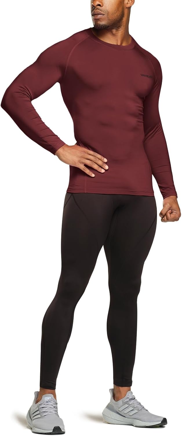 Men's Thermoshirt with Long Sleeves - Alex-Black-S-Nora Luxe