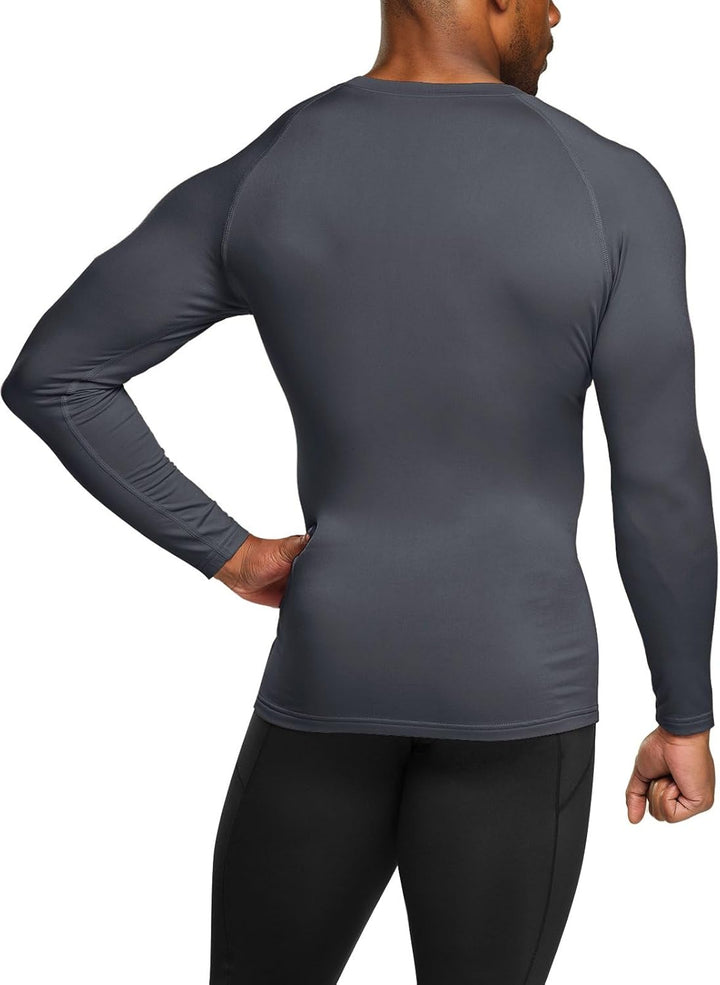 Men's Thermoshirt with Long Sleeves - Alex-Black-S-Nora Luxe