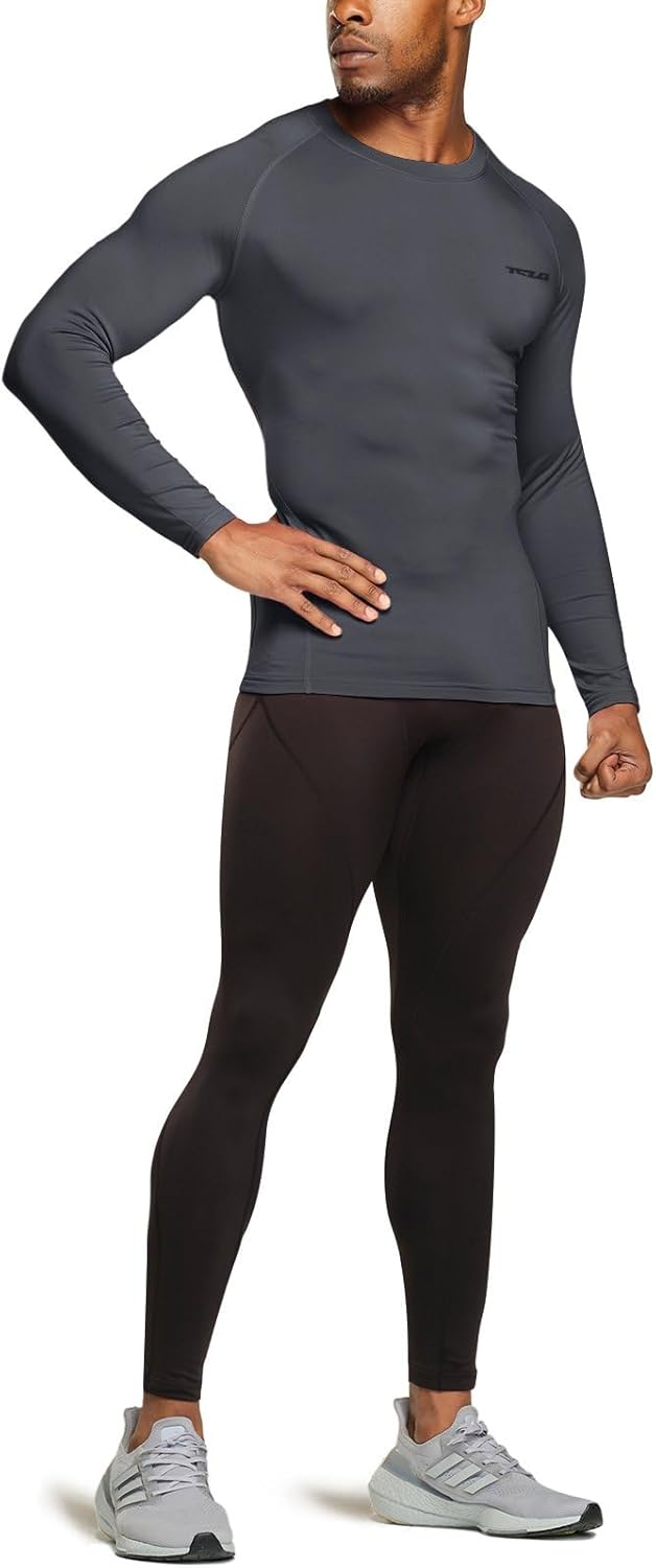 Men's Thermoshirt with Long Sleeves - Alex-Black-S-Nora Luxe