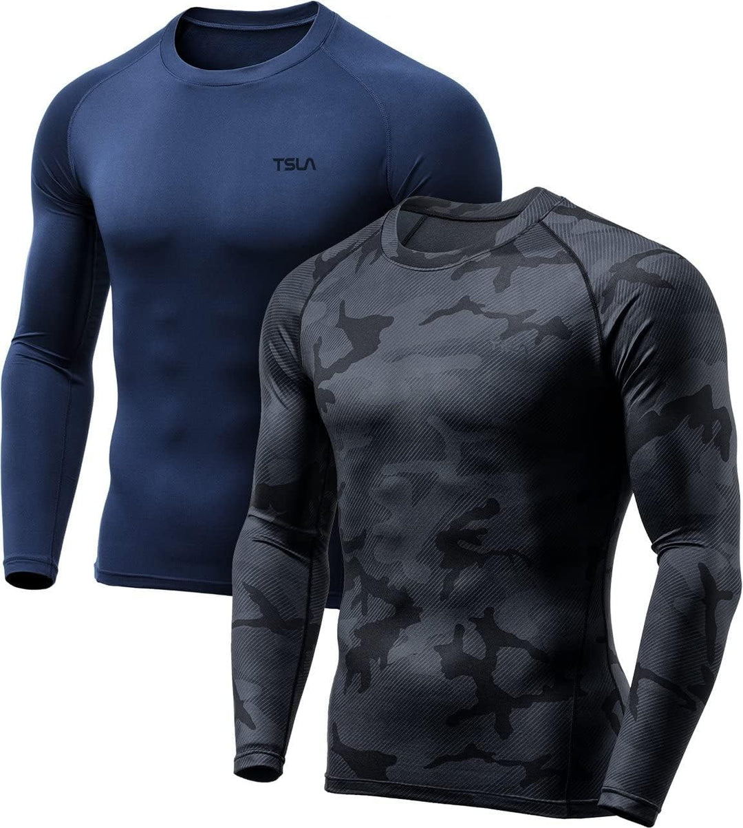 Men's Thermoshirt with Long Sleeves - Alex-Black-S-Nora Luxe