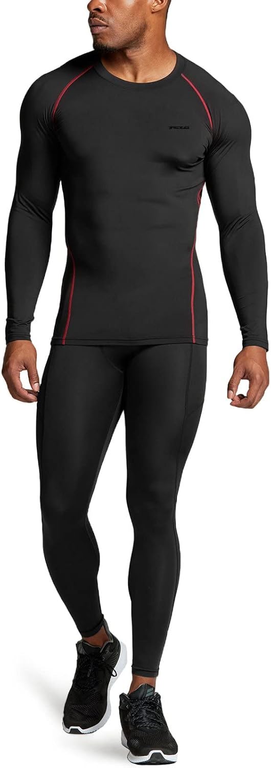 Men's Thermoshirt with Long Sleeves - Alex-Black-S-Nora Luxe