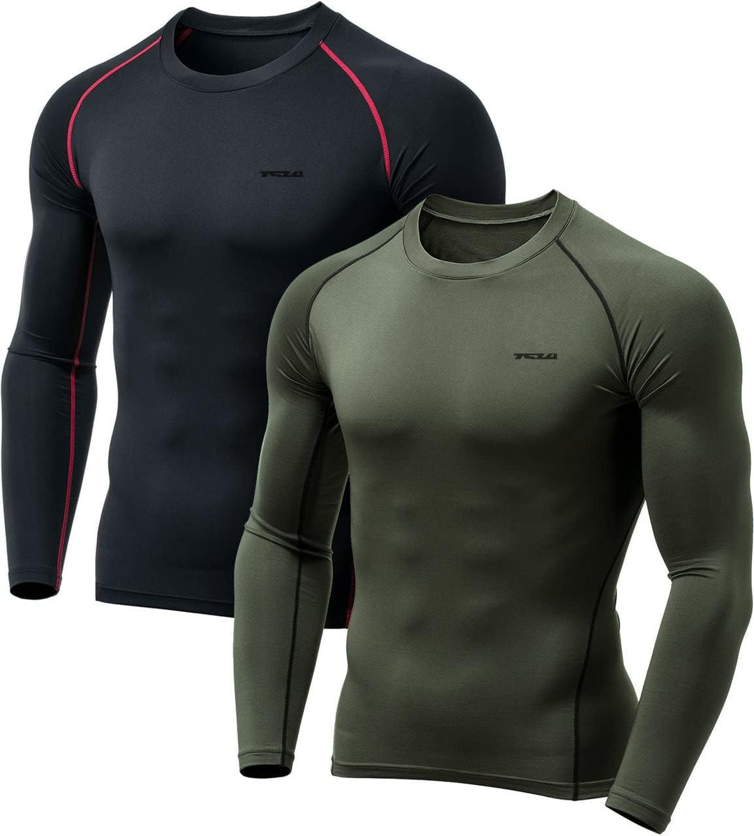 Men's Thermoshirt with Long Sleeves - Alex-Black-S-Nora Luxe