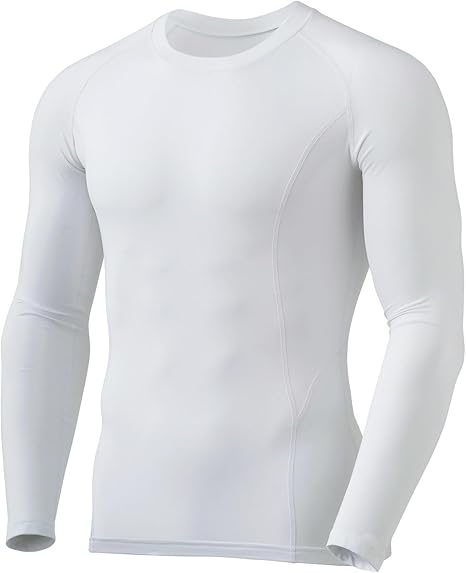 Men's Thermoshirt with Long Sleeves - Alex-White-S-Nora Luxe