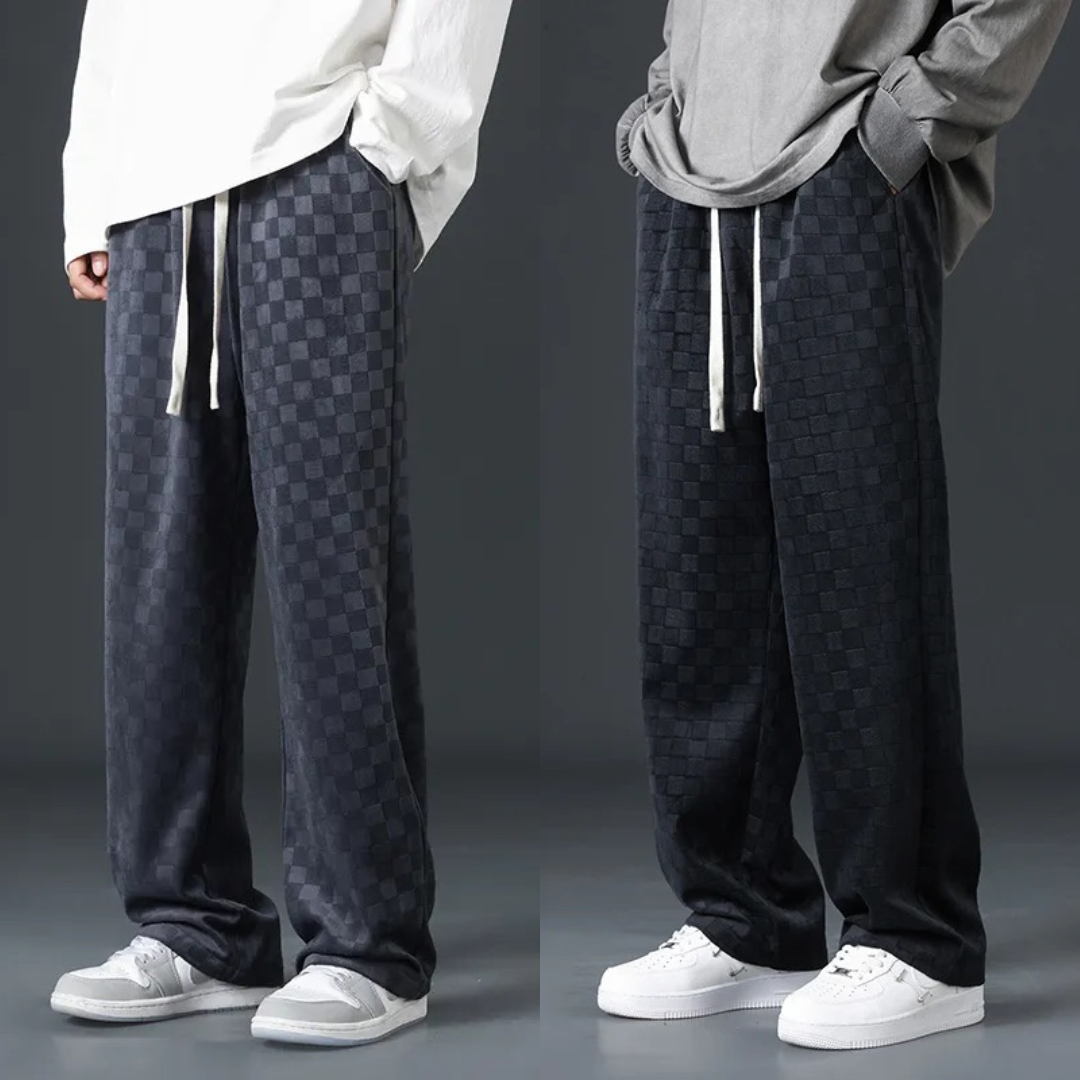 Men's Trousers for a Casual and Stylish Look - Arden-Dark gray-M-Nora Luxe