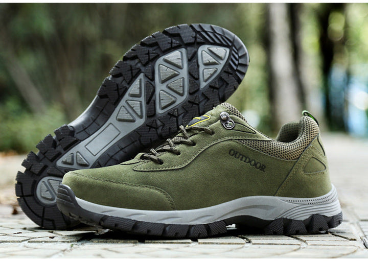 Men's Walking Shoes - StrideComfort-Brown-8-Nora Luxe