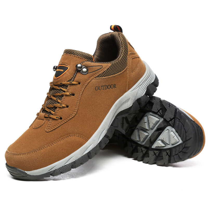 Men's Walking Shoes - StrideComfort-Brown-8-Nora Luxe