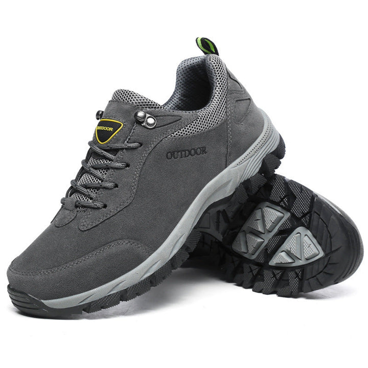Men's Walking Shoes - StrideComfort-Gray-8-Nora Luxe