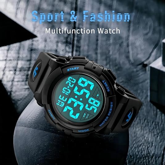 Men's Waterproof Digital Sports Watch – Martin-Nora Luxe