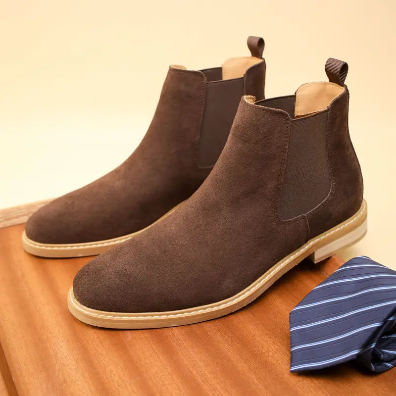 Men's Winter Boots - Nordic Trek-Brown-5.5-Nora Luxe