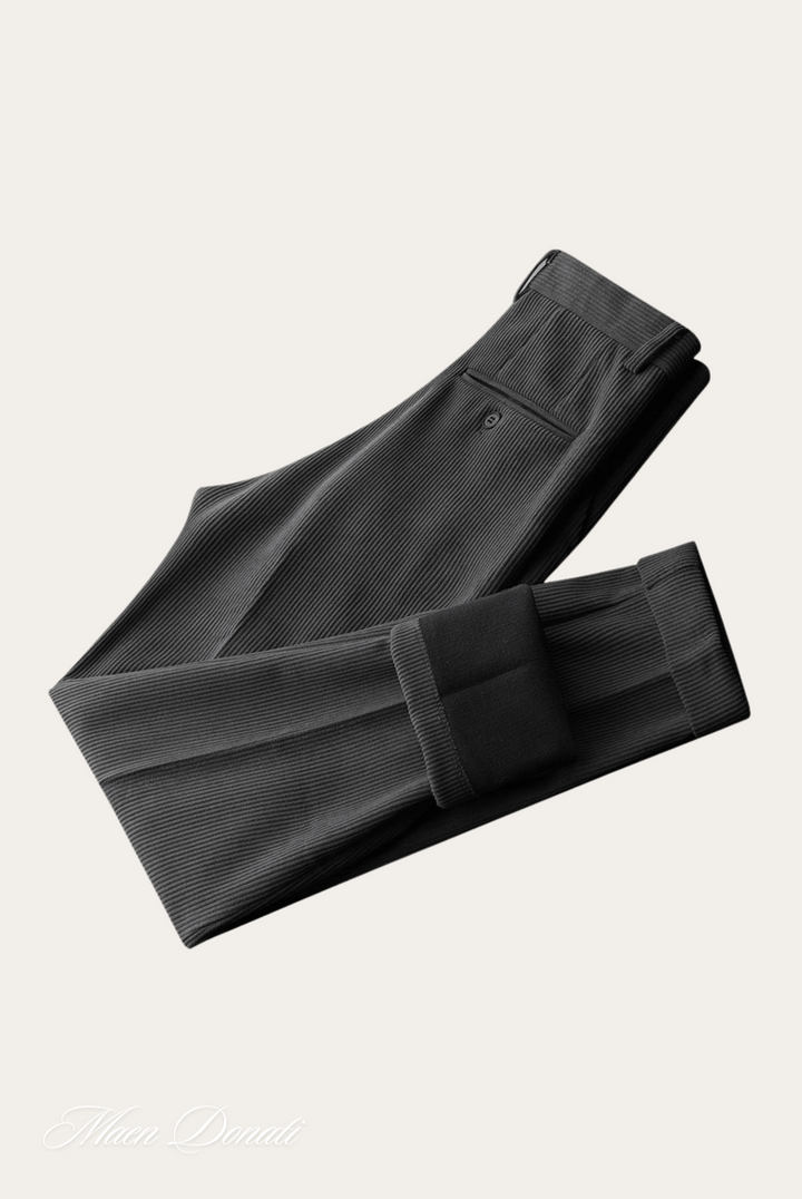 Men's Winter Trousers - Hugo-Gray-29-Nora Luxe