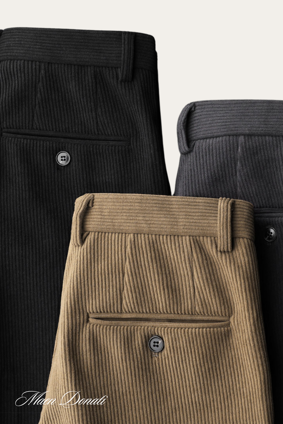 Men's Winter Trousers - Hugo-Gray-29-Nora Luxe
