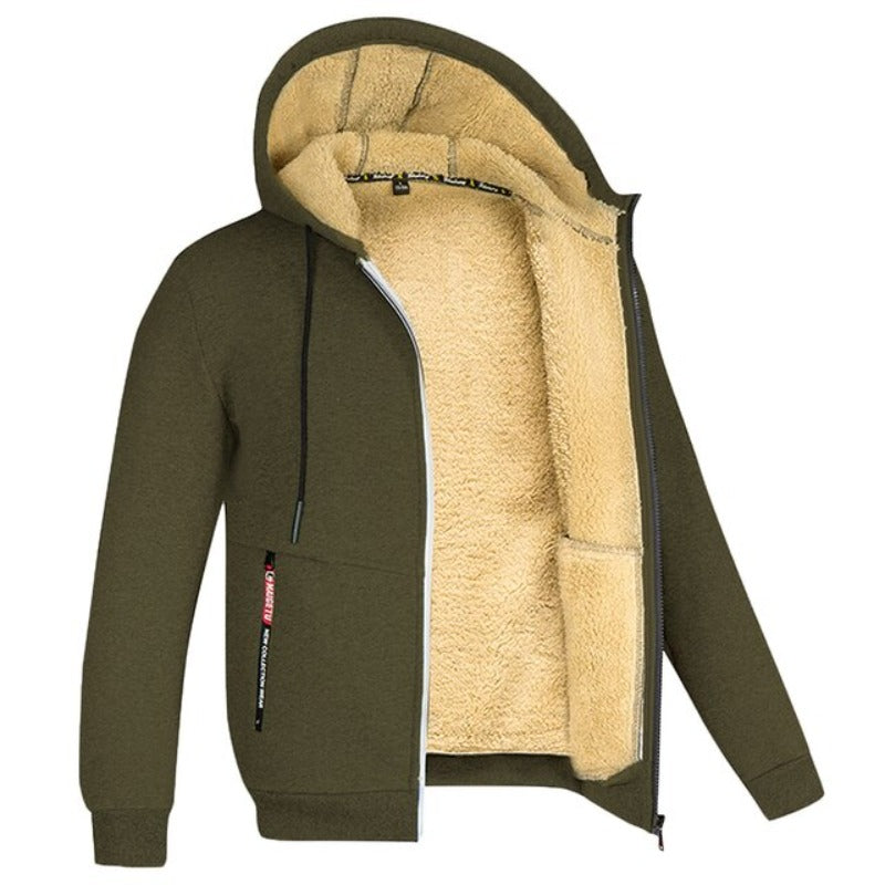 Men's Winter Vest - GentWarm-Olive Green-S-Nora Luxe