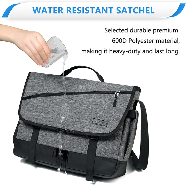 AA NOT AVAIALBLE Water-Resistant Laptop Messenger Bag with Adjustable Strap – WorkMate Series