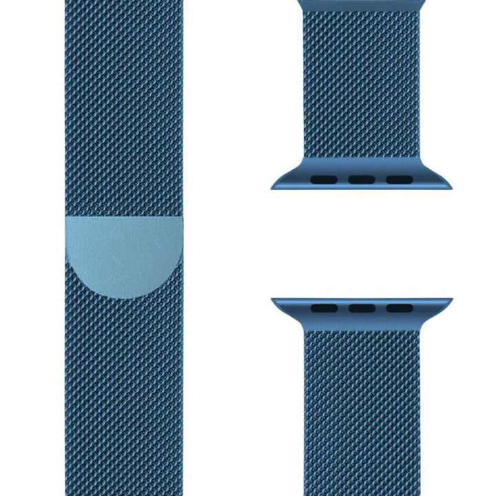 Milanese Apple Watch Band – SteelFlex-1.50" / 1.57" / 1.61"-Blue-Nora Luxe