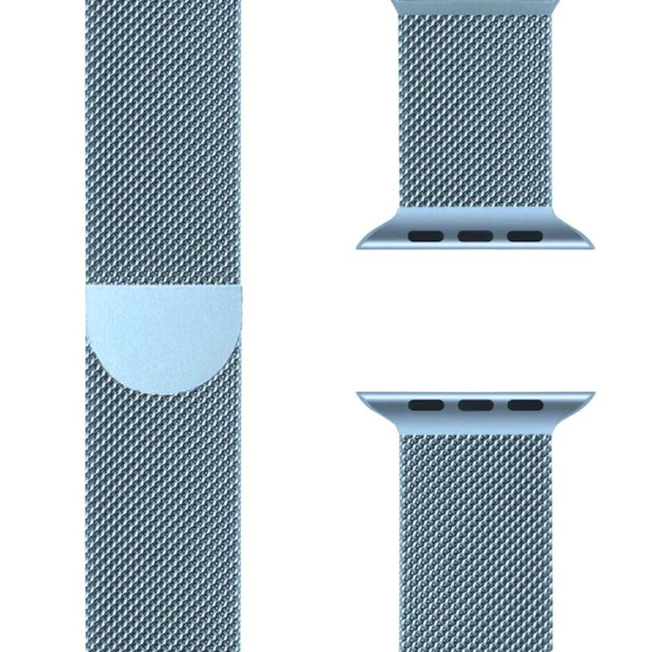 Milanese Apple Watch Band – SteelFlex-1.50" / 1.57" / 1.61"-Light blue-Nora Luxe