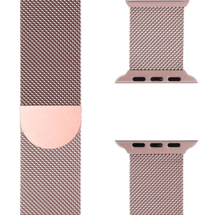 Milanese Apple Watch Band – SteelFlex-1.50" / 1.57" / 1.61"-Pink-Nora Luxe