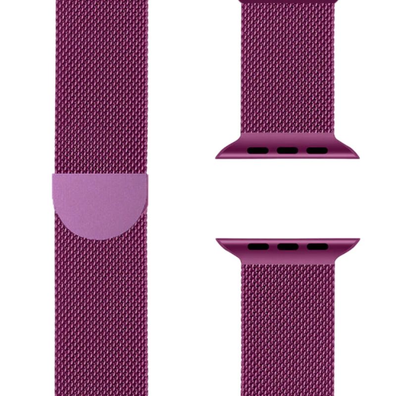 Milanese Apple Watch Band – SteelFlex-1.50" / 1.57" / 1.61"-Purple-Nora Luxe