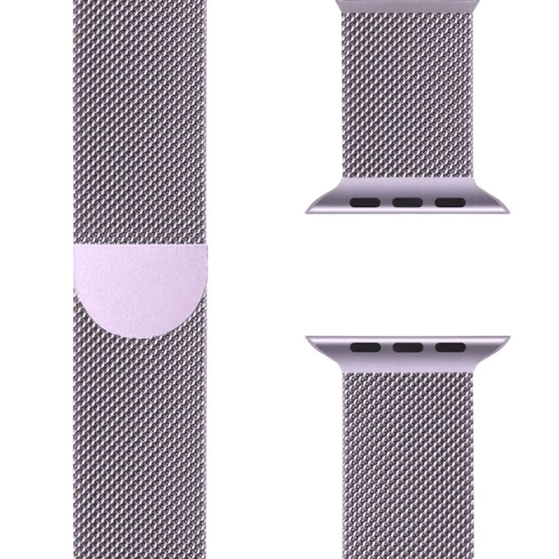 Milanese Apple Watch Band – SteelFlex-1.50" / 1.57" / 1.61"-Silver-Nora Luxe