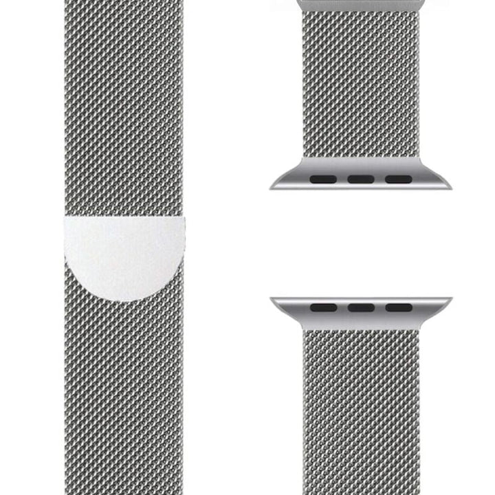 Milanese Apple Watch Band – SteelFlex-1.50" / 1.57" / 1.61"-Silver-Nora Luxe