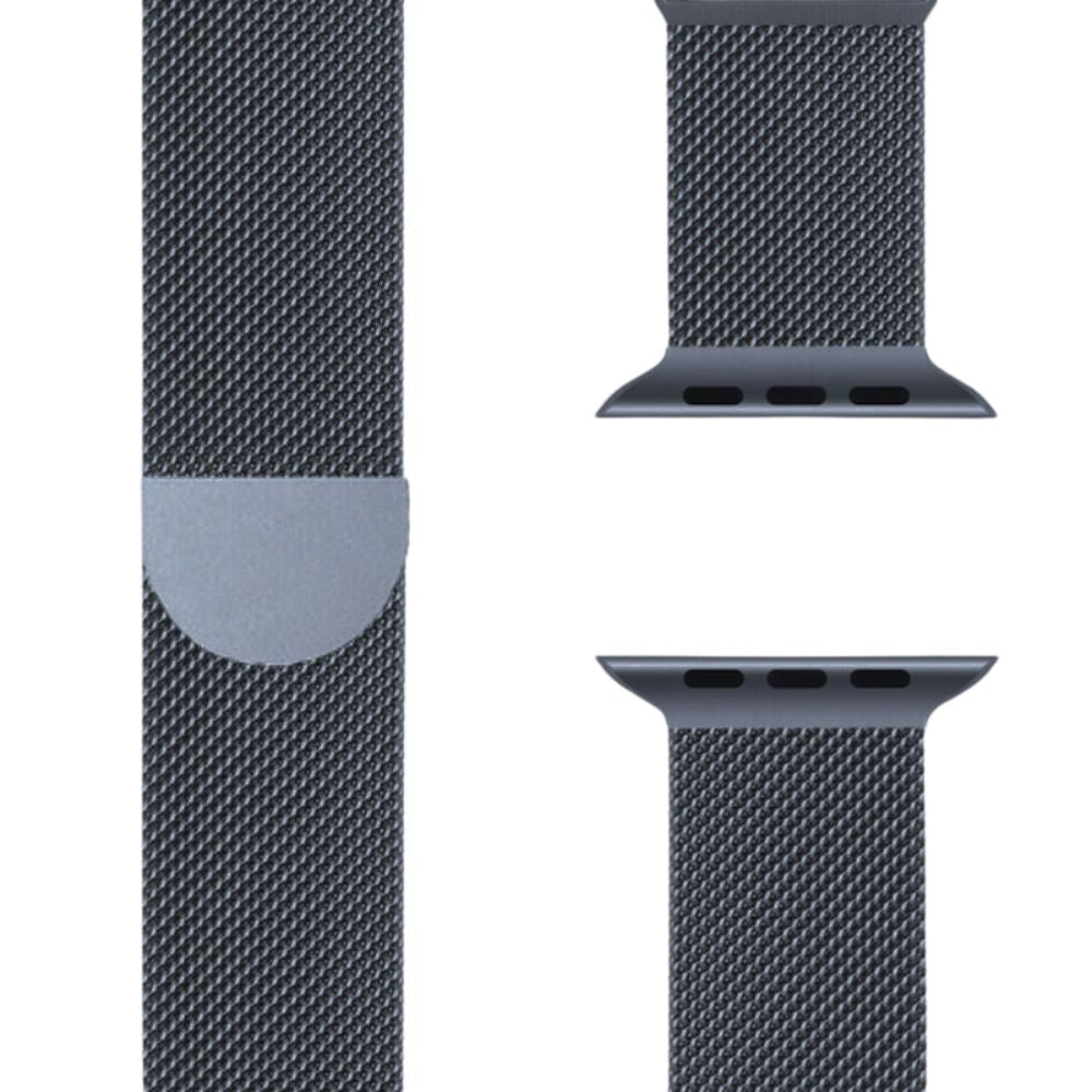 Milanese Apple Watch Band – SteelFlex-1.50" / 1.57" / 1.61"-Space Gray-Nora Luxe