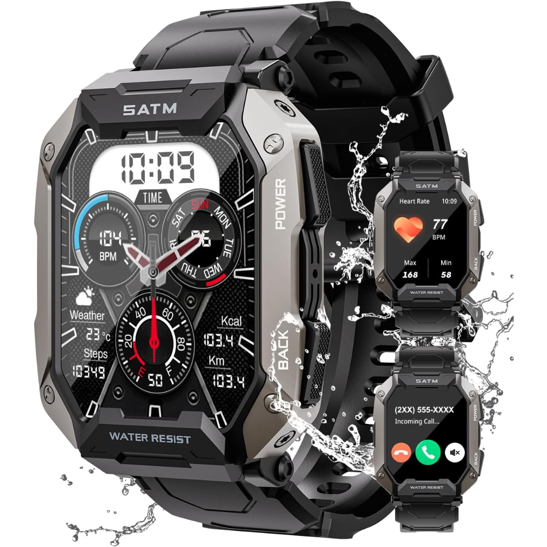 Military Tactical Smartwatch - Steven-Nora Luxe