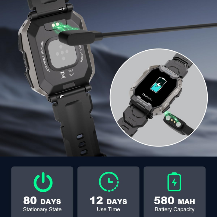 Military Tactical Smartwatch - Steven-Nora Luxe