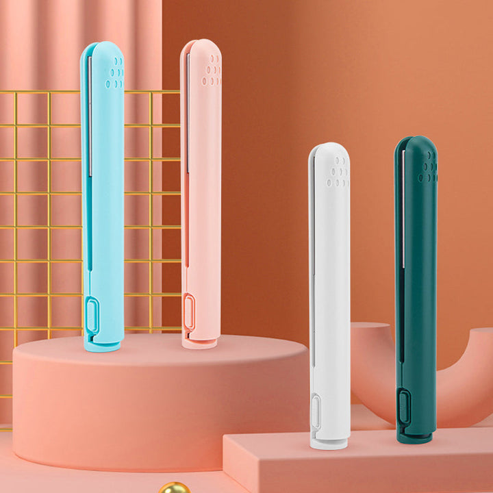 Mini Curling and Straightening Iron - Lina-White-The Livary