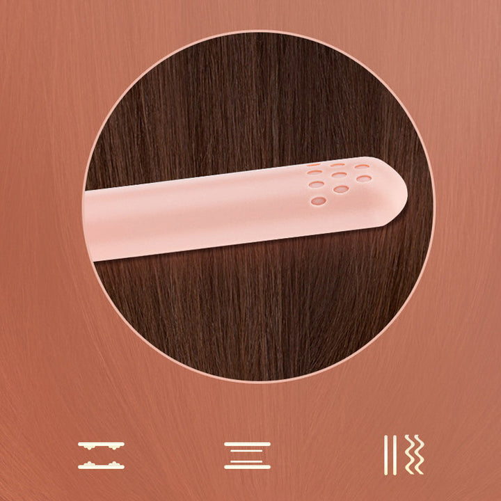 Mini Curling and Straightening Iron - Lina-White-The Livary