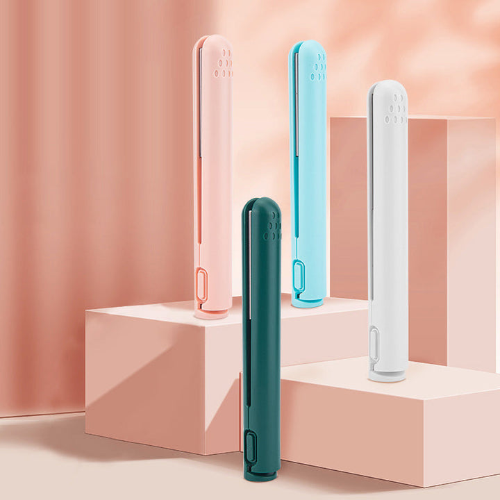 Mini Curling and Straightening Iron - Lina-White-The Livary