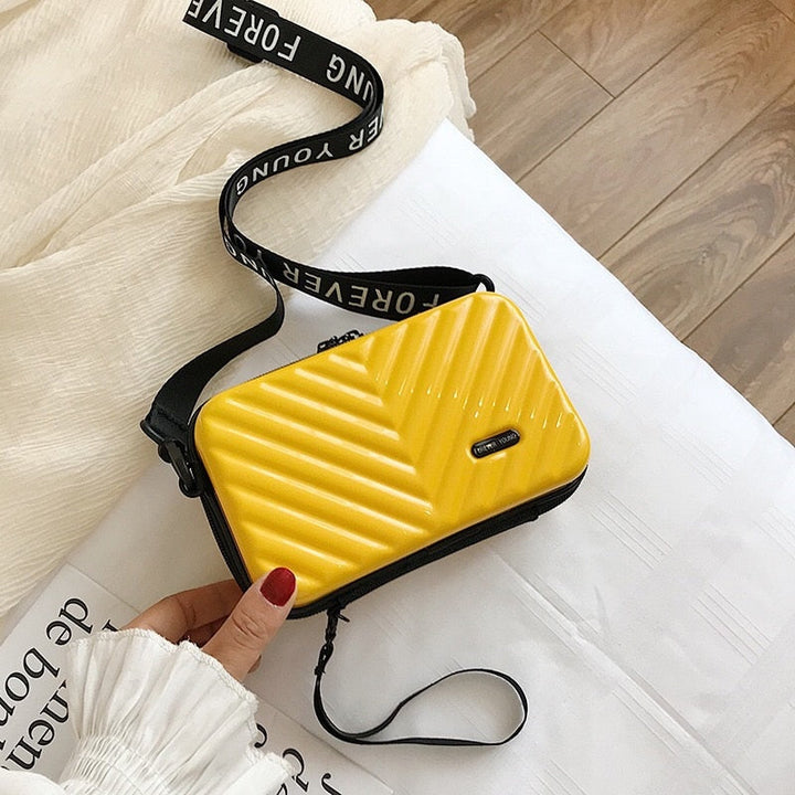 Compact Hard Shell Travel Handbag