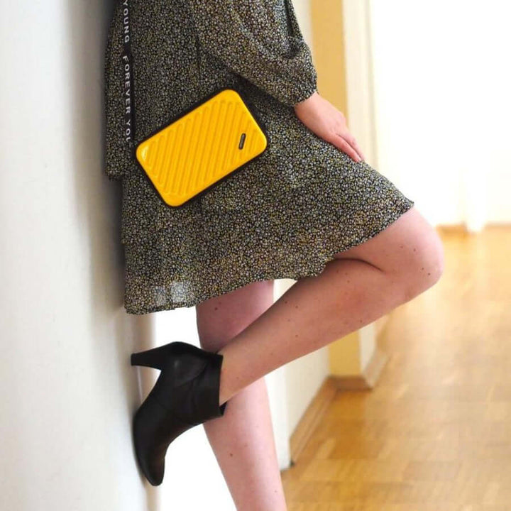 Compact Hard Shell Travel Handbag