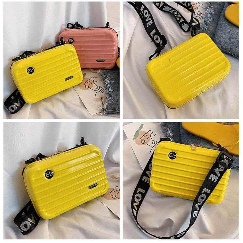 Compact Hard Shell Travel Handbag